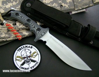 Treeman Combat Fighter 8" G-10 negro