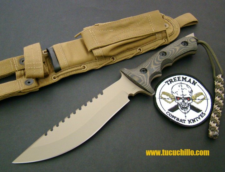Treeman Combat Original Combat Bowie c/sierra - Haga click a la imagen para cerrar