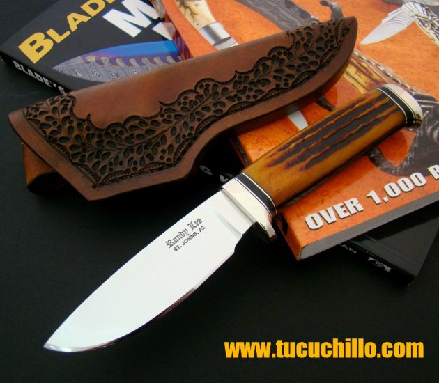 Randy Lee Custom Trapper Hueso Ambar - Haga click a la imagen para cerrar